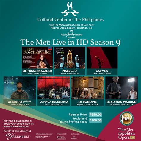 pagcor met live|THE MET: LIVE IN HD SEASON 9 (ALL SHOWS).